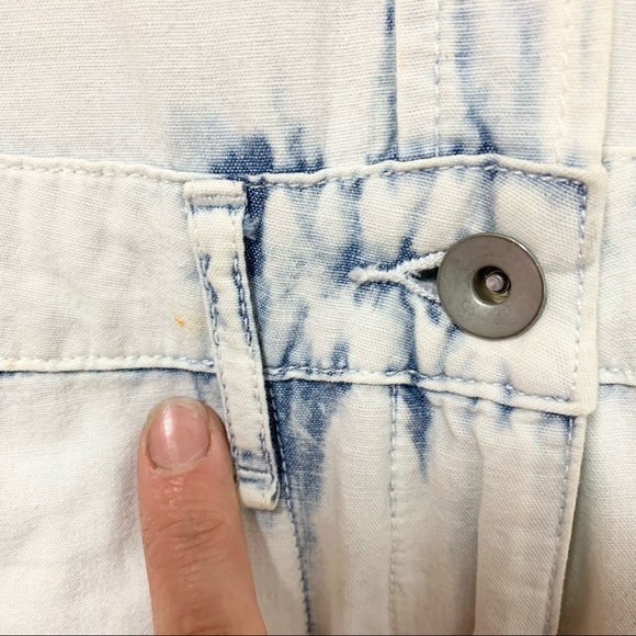 Community Virtus Bleach Wash Cotton Jumpsuit Sz XS - Picture 10 of 16